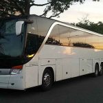 Our Galaxy Party Bus will truly take you out of this world. Step inside to a club on wheels. In addition, to LED Bars, Bluetooth surround sound, LED Lightshow and also includes a bathroom.